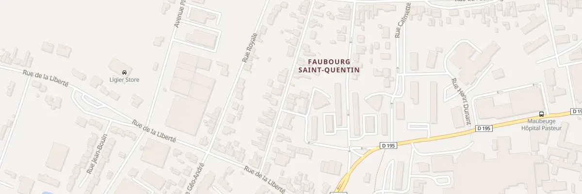 Plan du 17 Rue du Capitaine à Maubeuge