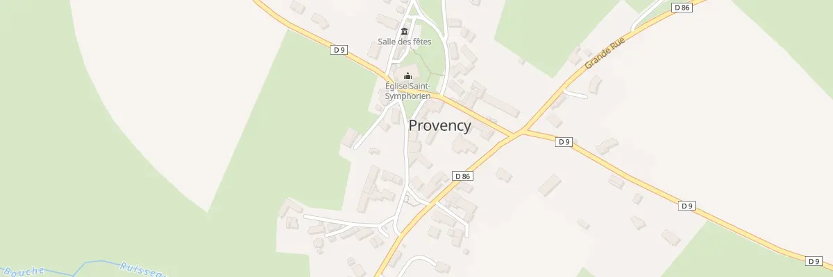 Plan du 8 Rue de l’Eglise à Provency