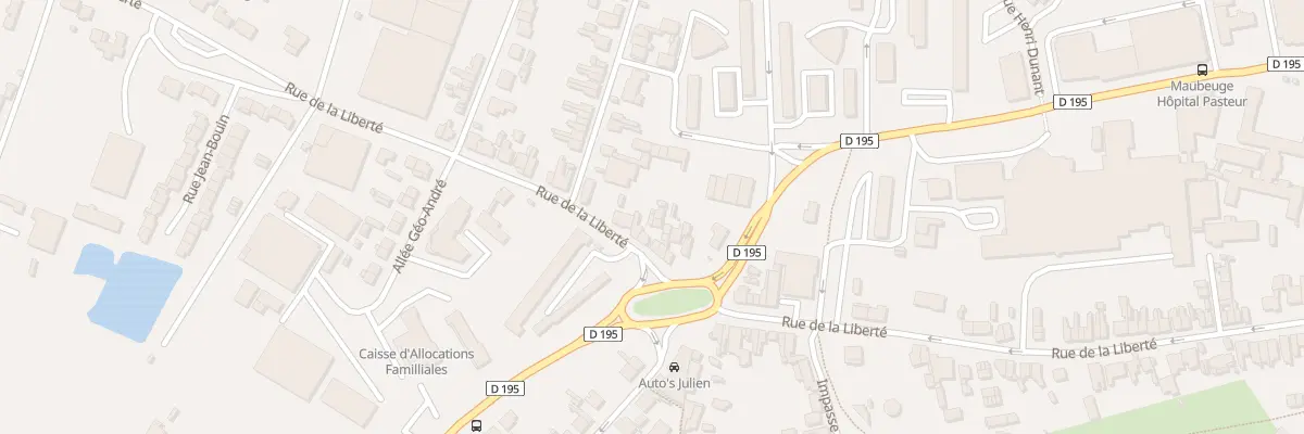 Plan du 126 Rue de la Liberté à Maubeuge