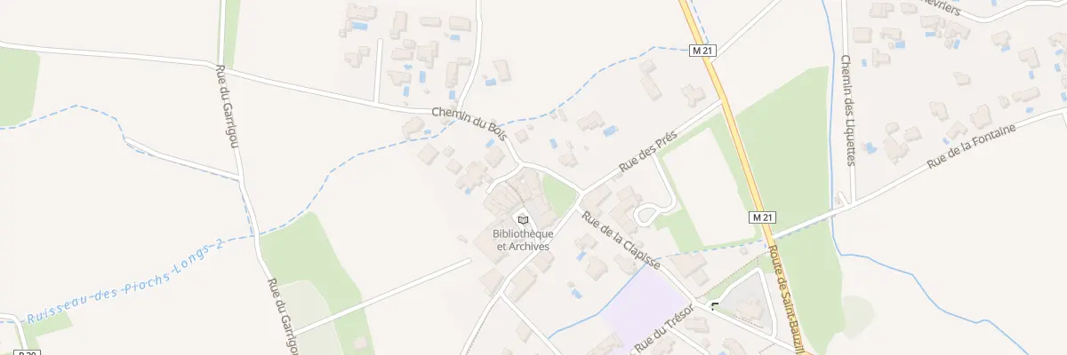 Plan du 3 Che du Bois à Montaud