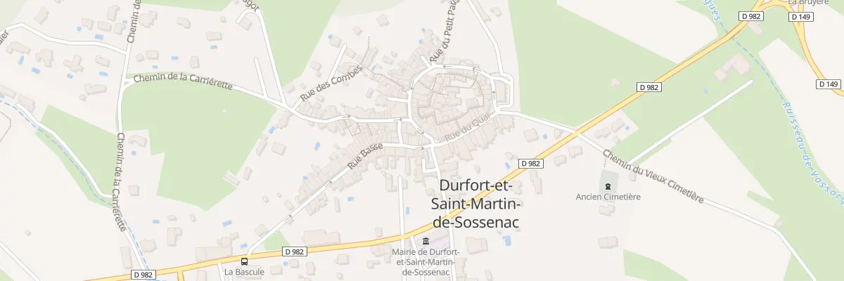Plan du 78 Rue des Remparts à Durfort-et-Saint-Martin-de-Sossenac