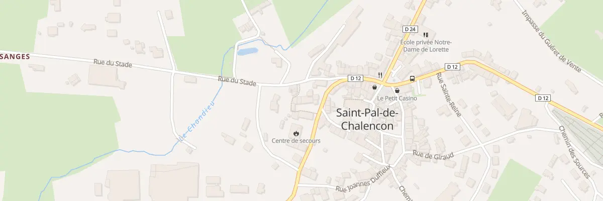 Plan du 2 Pas de l’Hospice à Saint-Pal-de-Chalencon