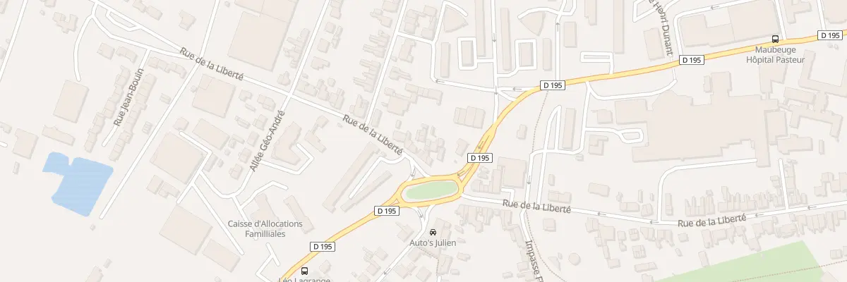 Plan du 124B Rue de la Liberté à Maubeuge