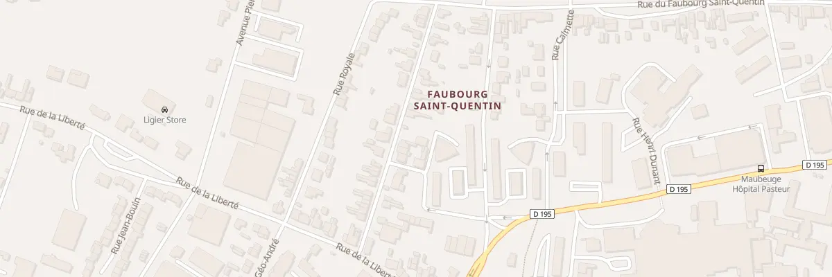 Plan du 15 Rue du Capitaine à Maubeuge