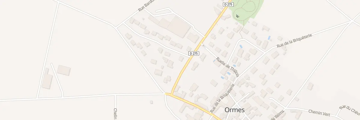 Plan du 5 Rue de Thillois à Ormes