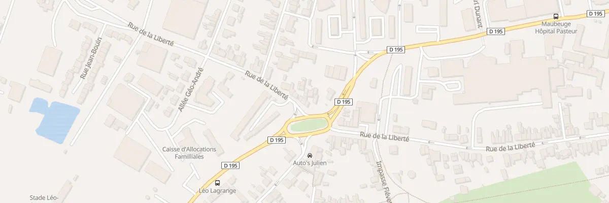 Plan du 118 Rue de la Liberté à Maubeuge