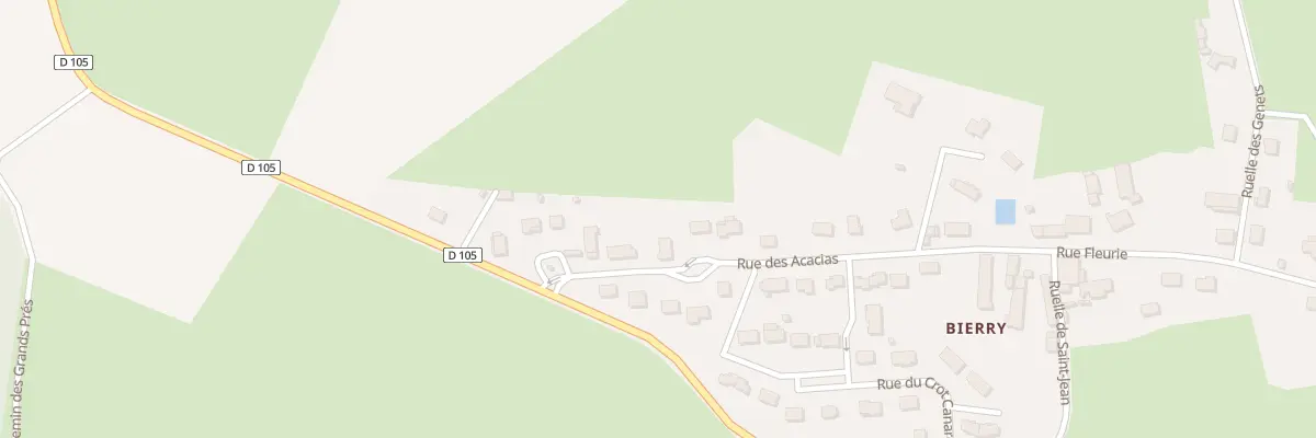 Plan du 11 Rue des Acacias à Sauvigny-le-Bois
