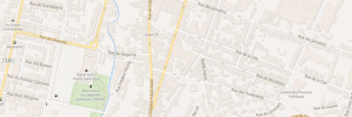 Plan du 59 Rue Henri Martin à Épernay