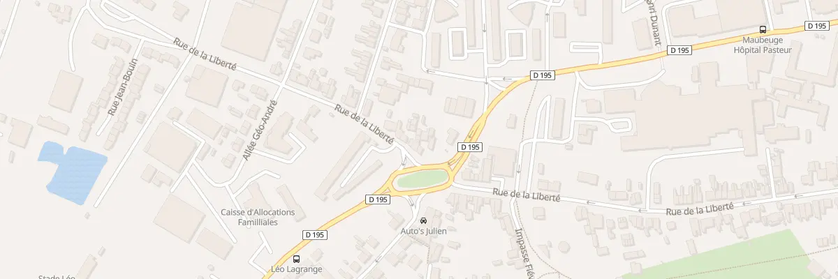 Plan du 122 Rue de la Liberté à Maubeuge
