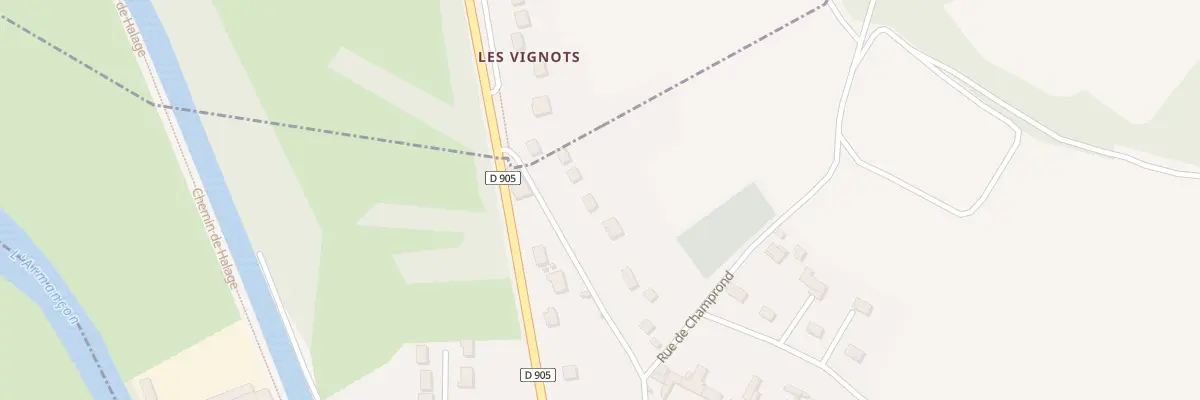 Plan du 16 Rue de la Chapelle à Dannemoine