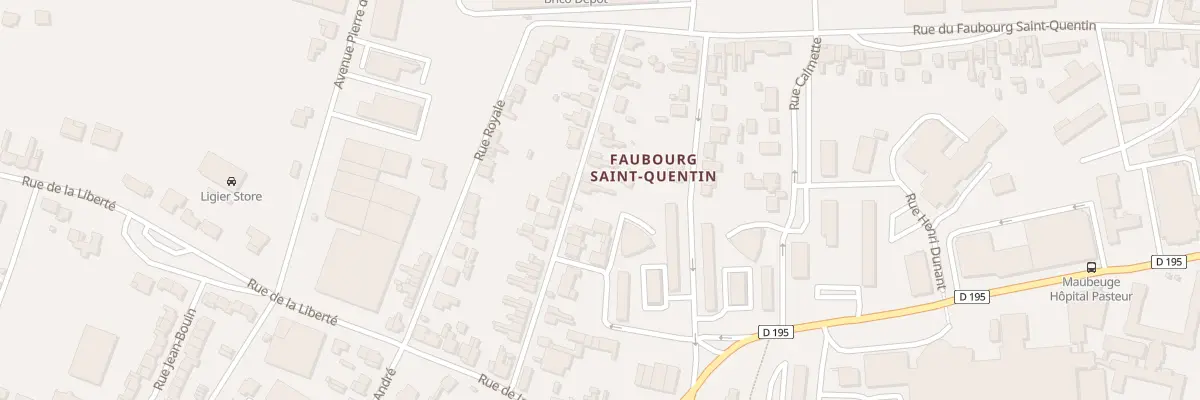 Plan du 15T Rue du Capitaine à Maubeuge
