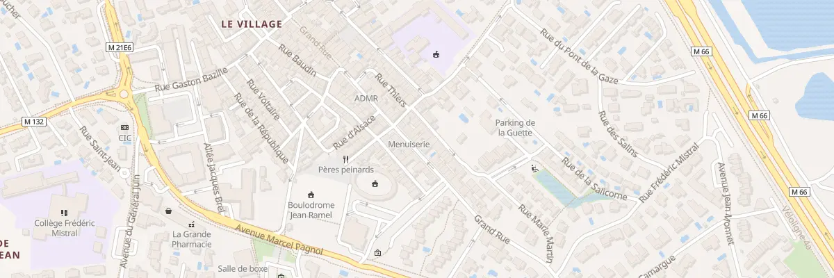 Plan du 95 Grand’Rue à Pérols