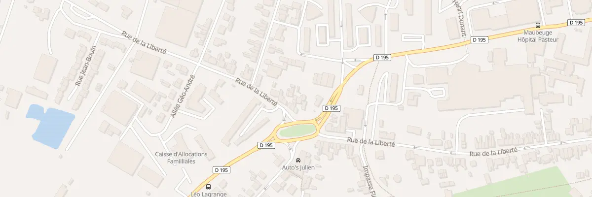 Plan du 124 Rue de la Liberté à Maubeuge