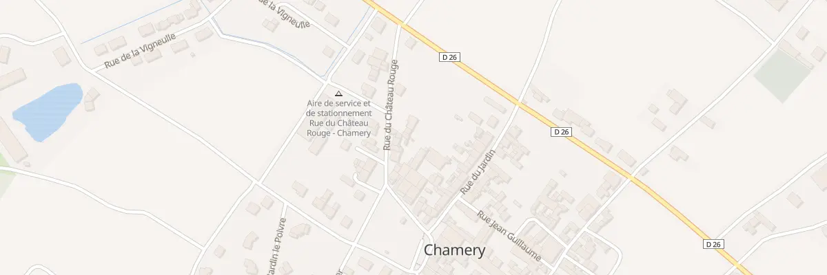 Plan du 4 Rue du Chateau Rouge à Chamery