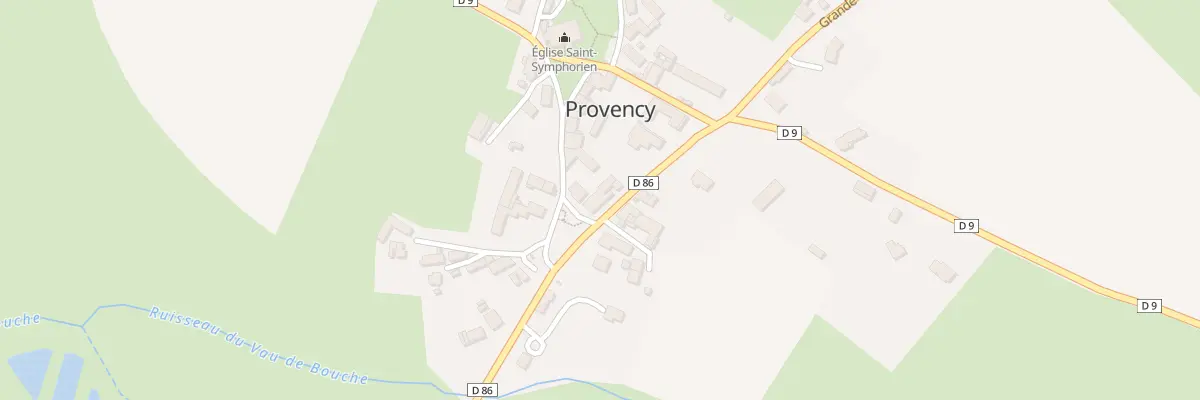 Plan du 11 Grande Rue à Provency
