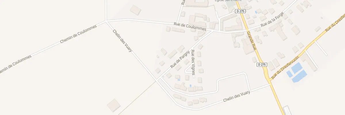 Plan du 10 Rue de Pargny à Ormes