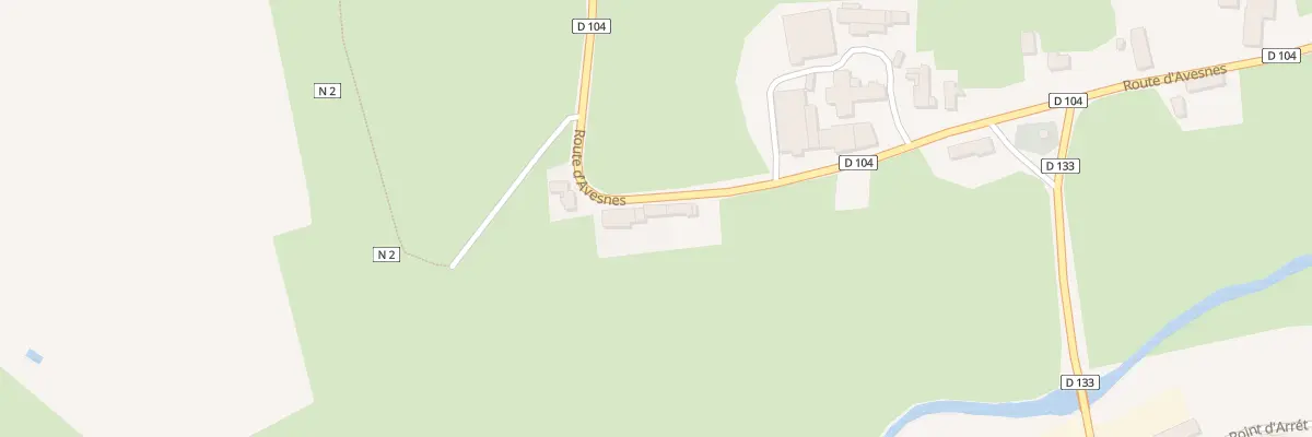Plan du 5 Rte de Guersignies à Flaumont-Waudrechies