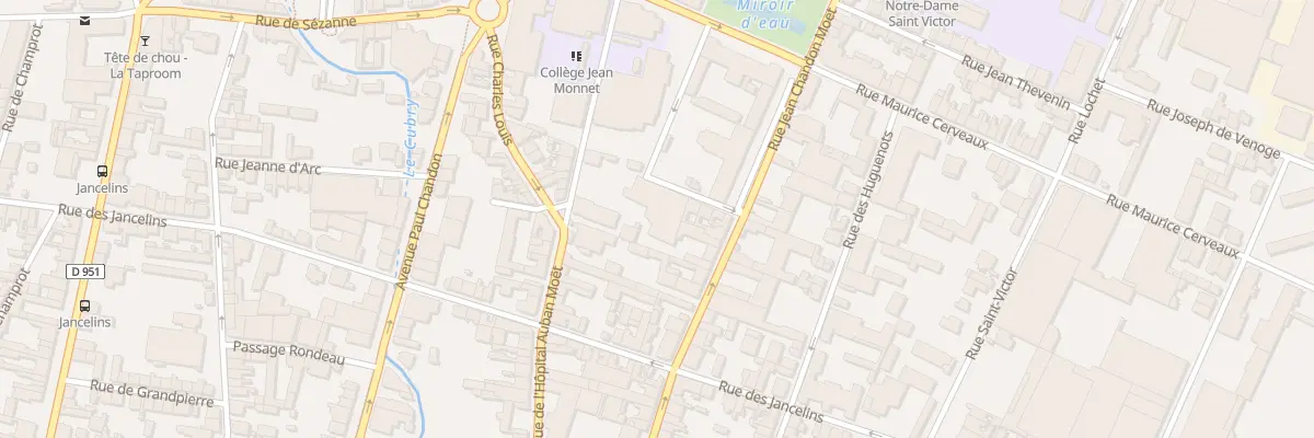 Plan du 22 Rue de la Justice de Paix à Épernay