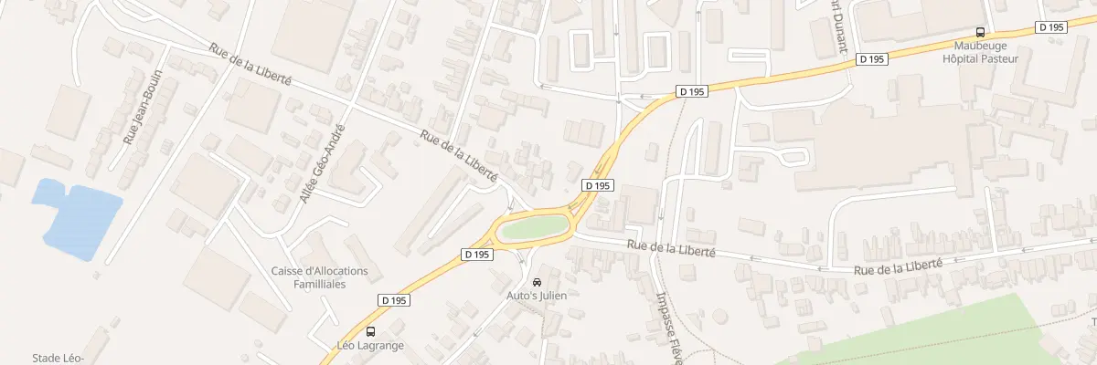 Plan du 114 Rue de la Liberté à Maubeuge