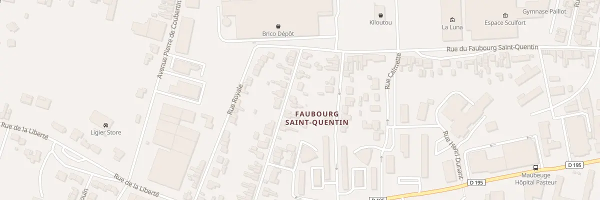 Plan du 11 Rue du Capitaine à Maubeuge