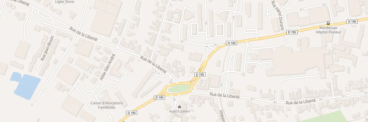 Plan du 114B Rue de la Liberté à Maubeuge