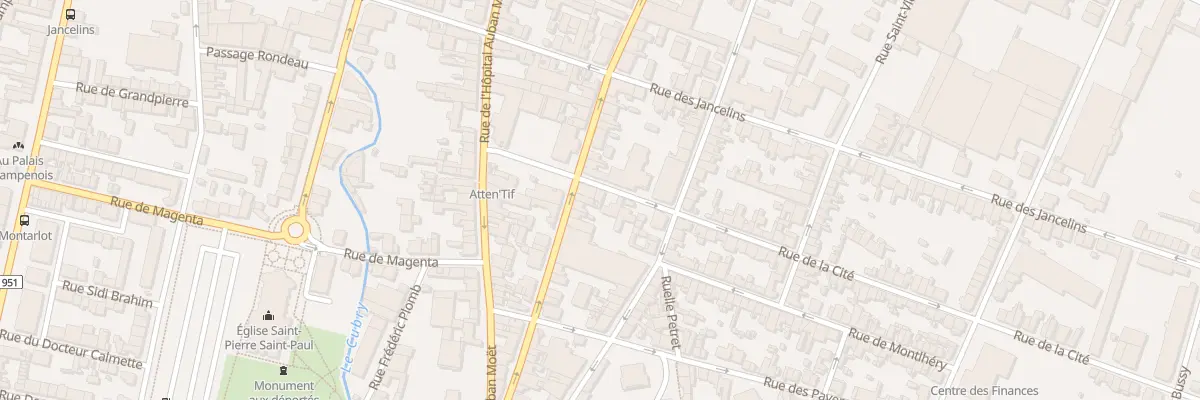 Plan du 4 Rue de la Cité à Épernay