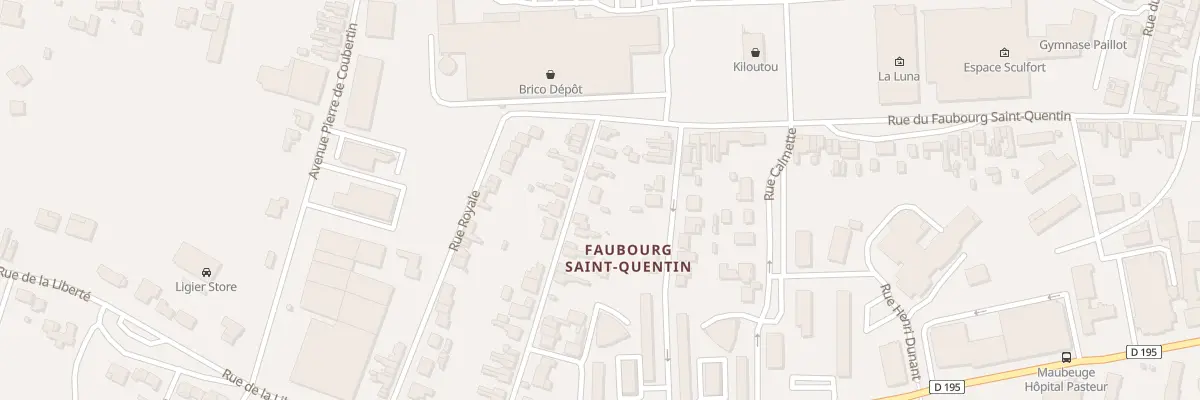 Plan du 9B Rue du Capitaine à Maubeuge