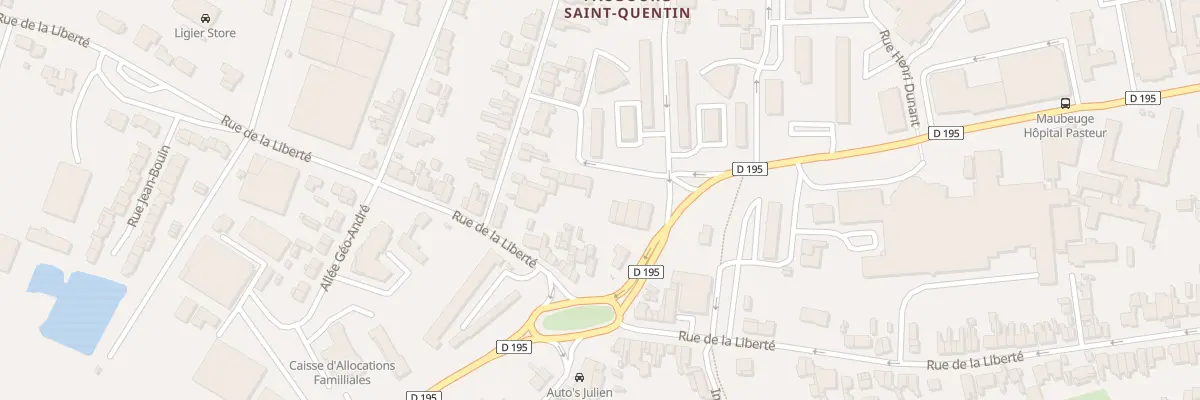 Plan du 5 Rue Schweitzer à Maubeuge