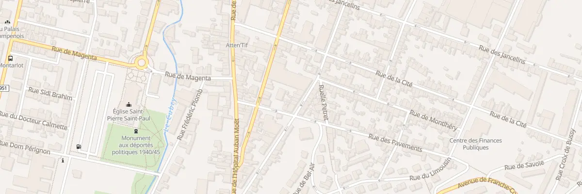 Plan du 46B Rue des Huguenots à Épernay