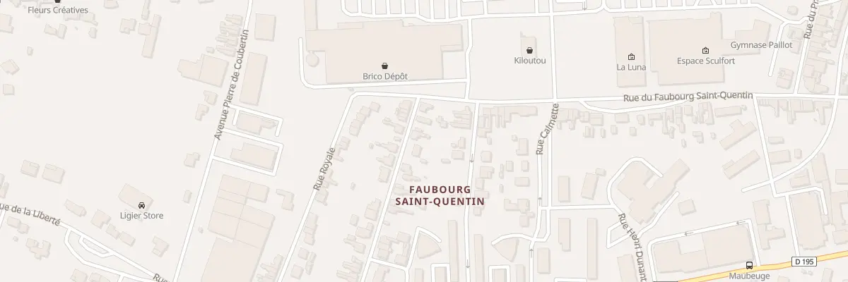 Plan du 9 Rue du Capitaine à Maubeuge