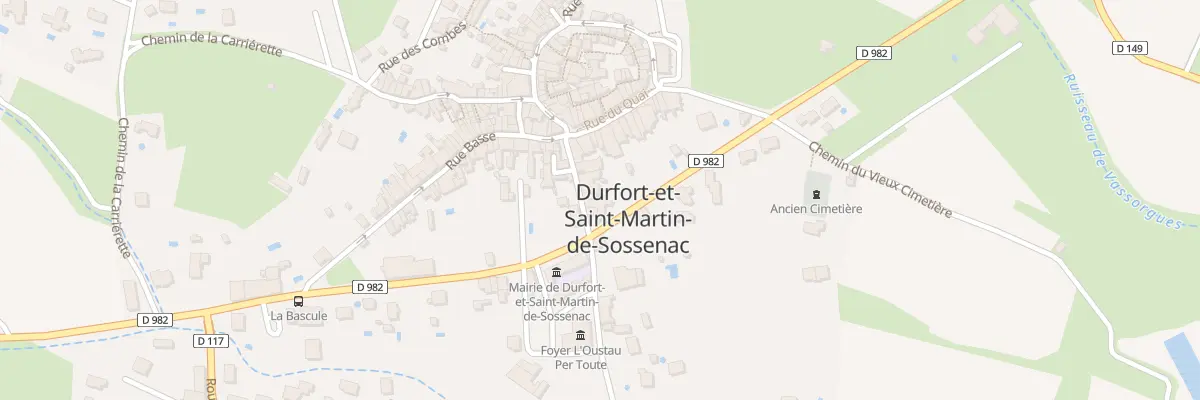 Plan du 5003 Le Village à Durfort-et-Saint-Martin-de-Sossenac