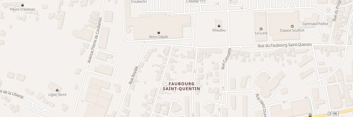 Plan du 5 Rue du Capitaine à Maubeuge