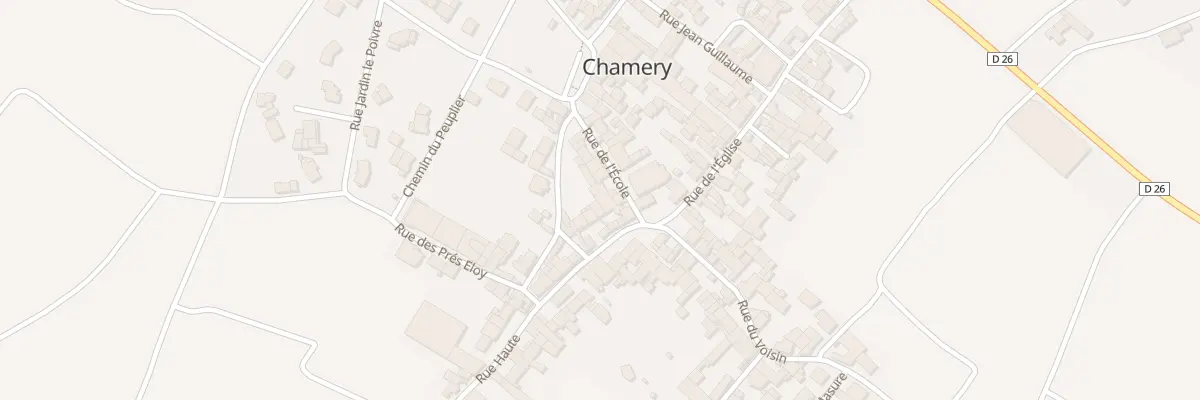 Plan du 2 Rue Haute à Chamery