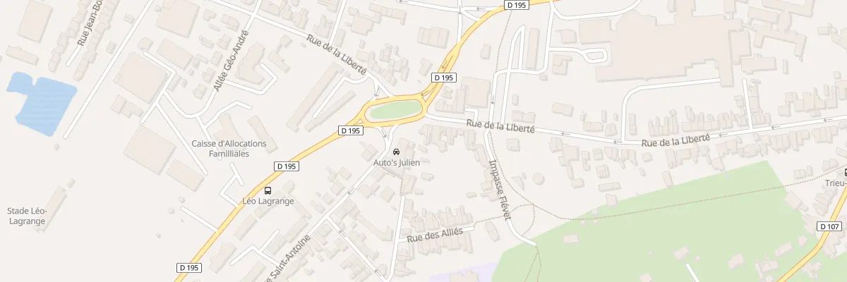 Plan du 87 Rue de la Liberté à Maubeuge