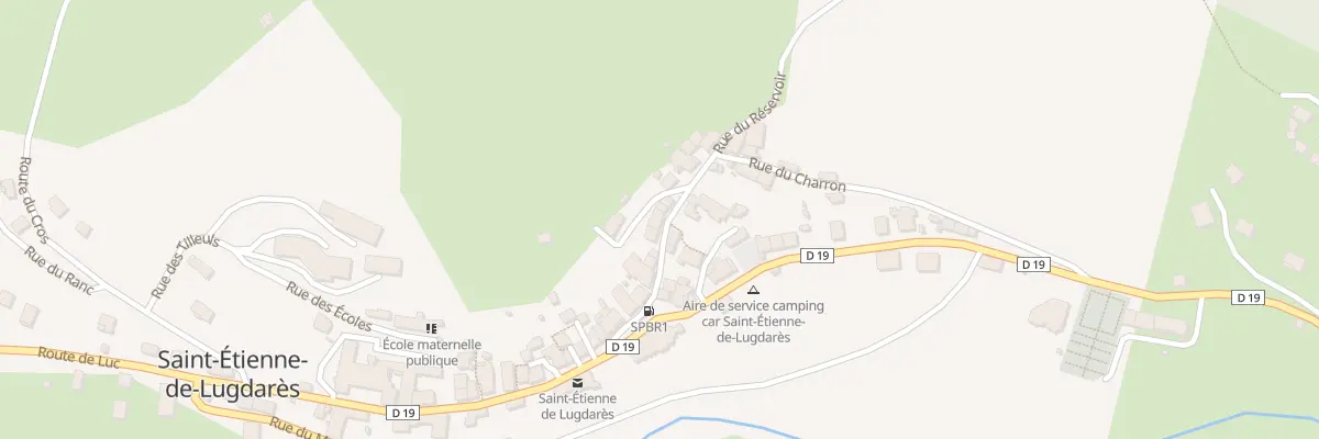 Plan du 5154 Le Village à Saint-Étienne-de-Lugdarès