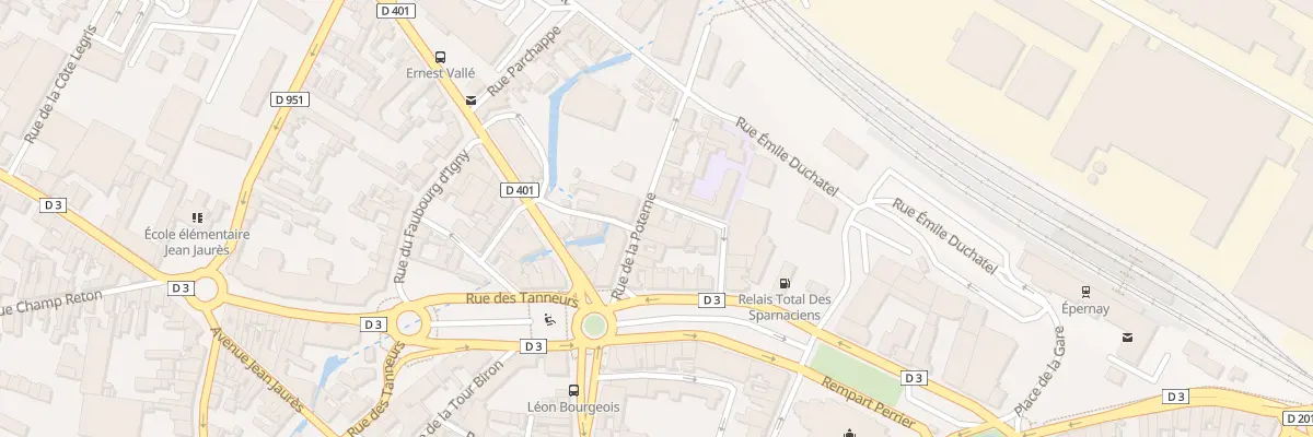 Plan du 11 Rue Placet à Épernay