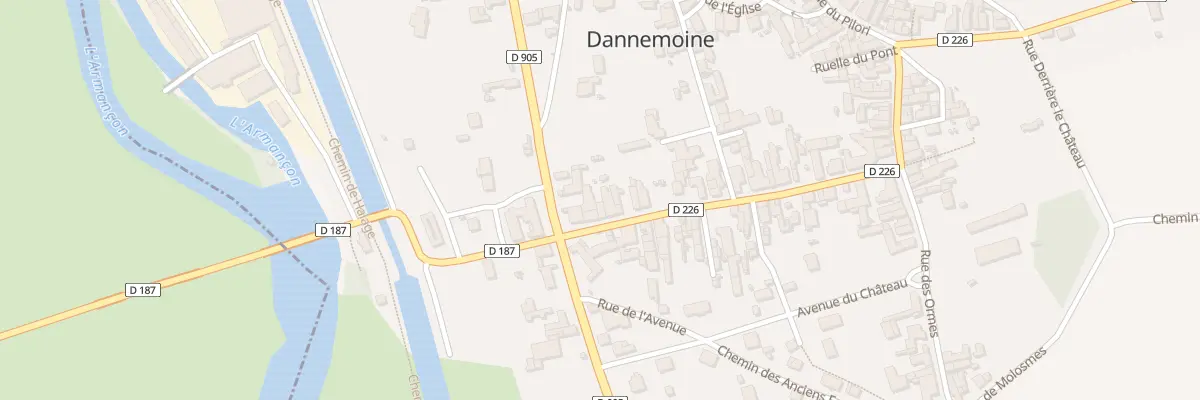 Plan du 5 Rue Bailly à Dannemoine
