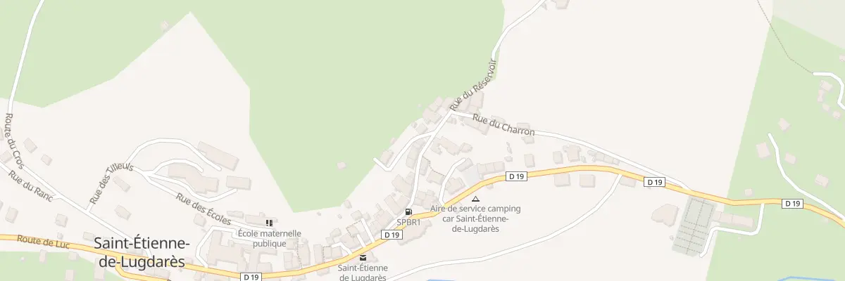 Plan du 5156 Le Village à Saint-Étienne-de-Lugdarès