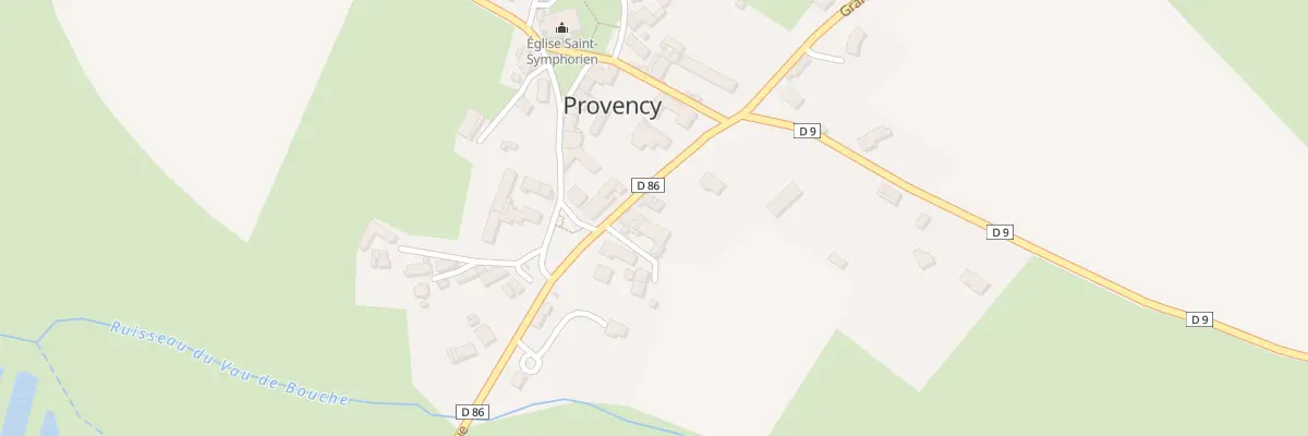 Plan du 14 Grande Rue à Provency