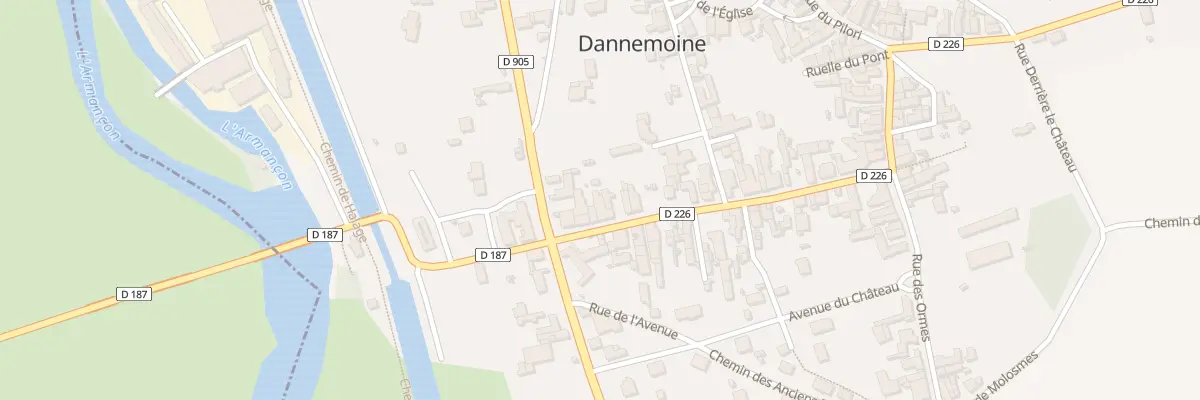 Plan du 7 Rue Bailly à Dannemoine