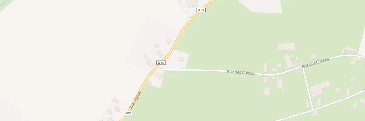 Plan du 1 Rue des Chênes à Davrey