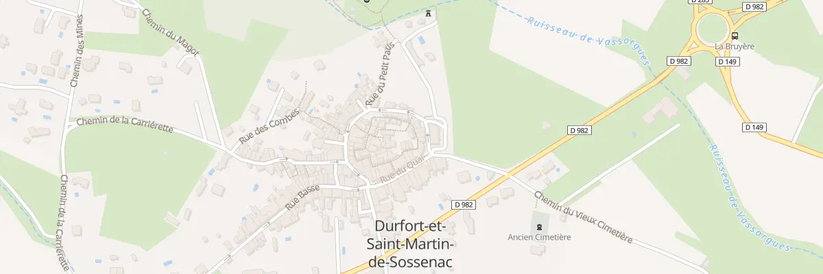 Plan du 5363 Le Village à Durfort-et-Saint-Martin-de-Sossenac