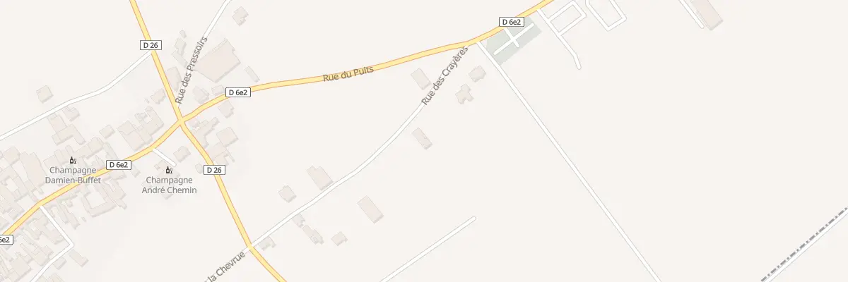 Plan du 32 Rue des Crayeres à Sacy