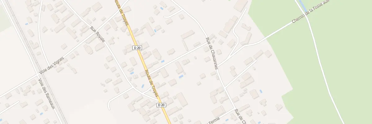 Plan du 96 Rue Neuve à Savières