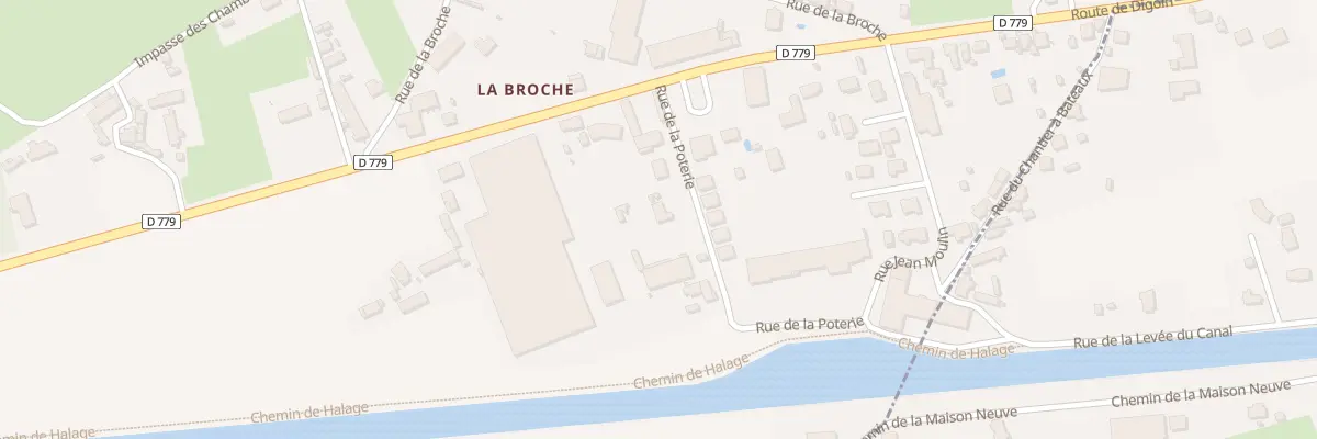 Plan du 4 Rue de la Poterie à Molinet