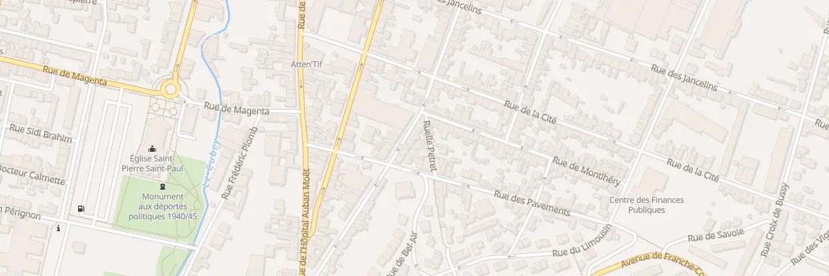 Plan du 43 Rue des Huguenots à Épernay
