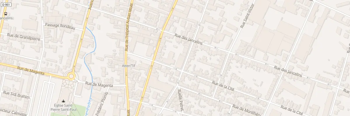 Plan du 34 Rue des Huguenots à Épernay