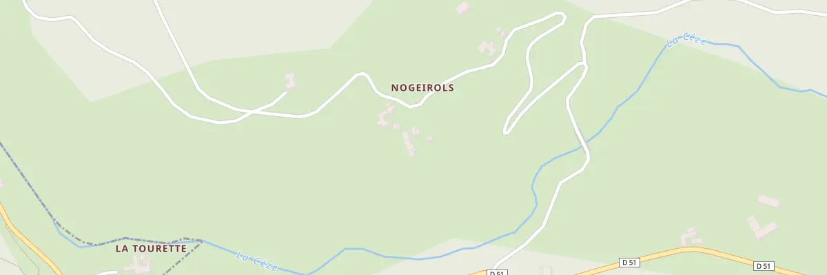 Plan du 5045 Nogeirols à Ponteils-et-Brésis