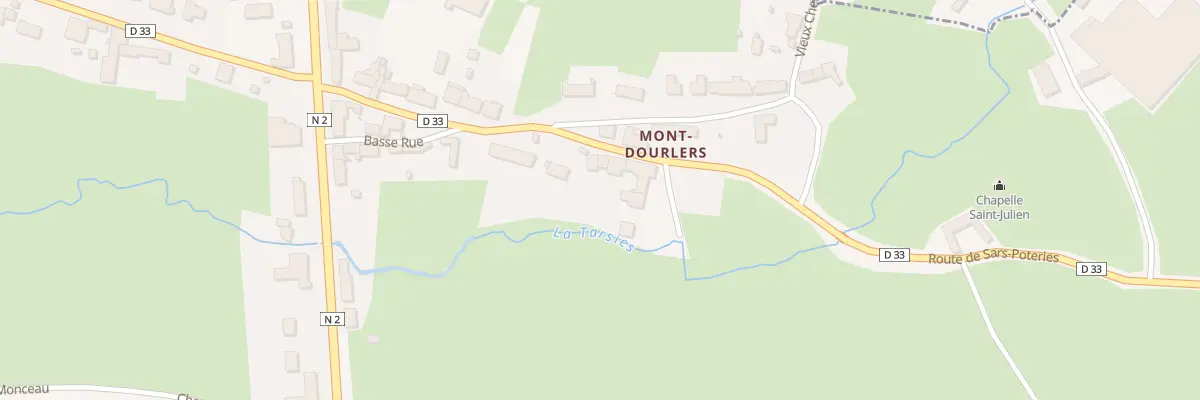 Plan du 14 Rte de Sars - Poteries à Dourlers