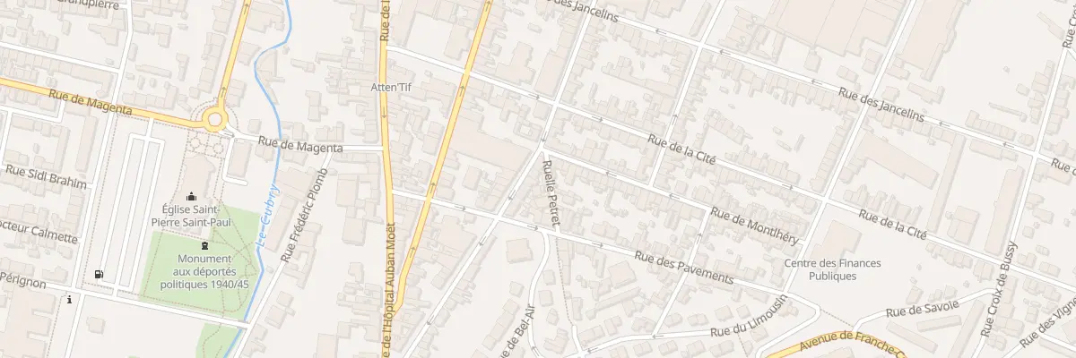 Plan du 41 Rue des Huguenots à Épernay